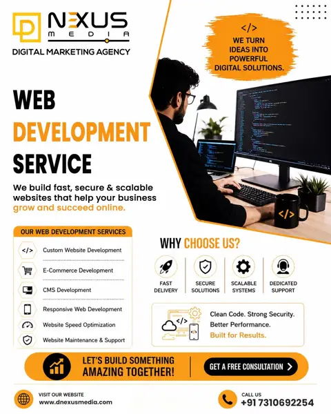 Your website is more than just a digital address—it’s your brand’s first impression. At Dnexus Media – Digital Marketing
